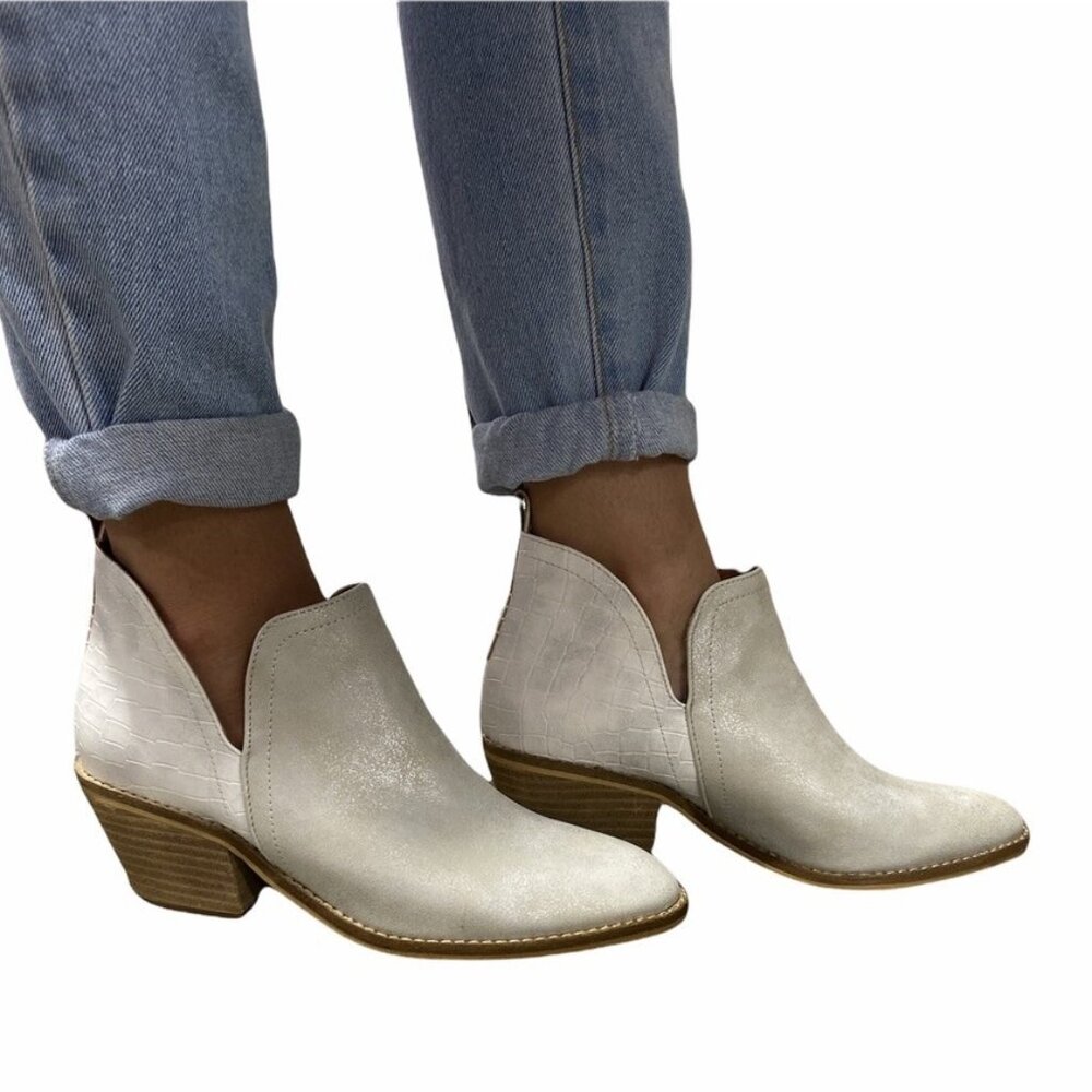 CORKYS STASSI WHITE BOOTIE